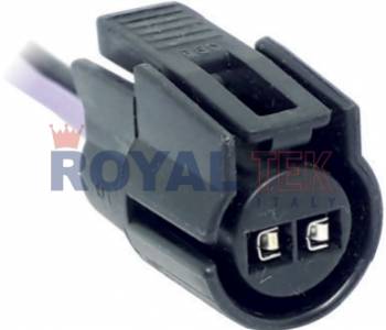 FICHA DE CONEXION ROYALTEK FICHA DE CONEXION ROYALTEK 2 (DOS) VIAS PRESOSTATO CHEVROLET S10 - VENTA EN PAQUETES DE 5 UNIDADES ---